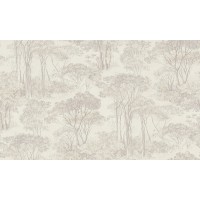 Обои бежевые с изображением леса Сполето INTERIO арт. 4144-2
