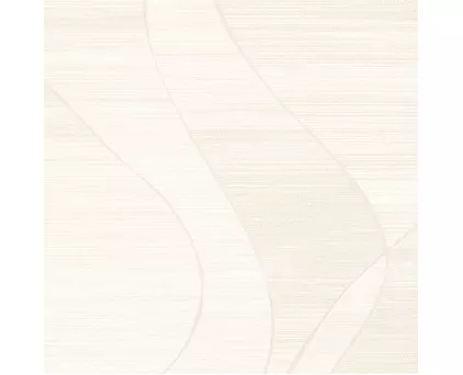 Обои белые однотонные с графическим рисунком Euro Decor винил Opulence арт. 9092-00